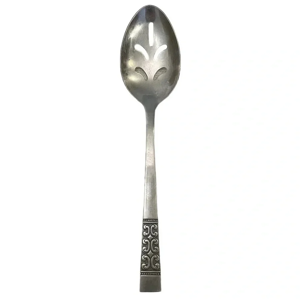 Case Vista (Stainless) by Stanley Roberts Pierced Tablespoon (Serving Spoon)